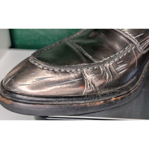Coach Heath Mirror Metallic Women 7.5 B Leather Shoes - Picture 7 of 9